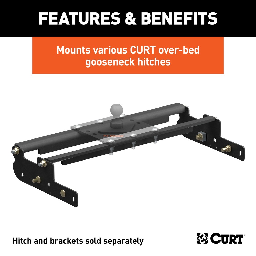 Curt Over-Bed Gooseneck Hitch Installation Brackets Part #61332