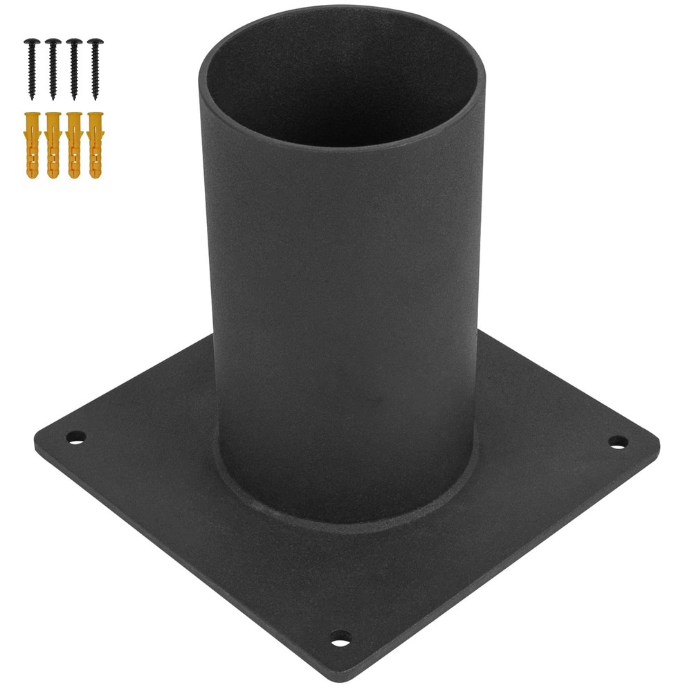 Heavy Duty Pier Mount Adapter for 3 Surface Mount Post, Mounting Hardware
