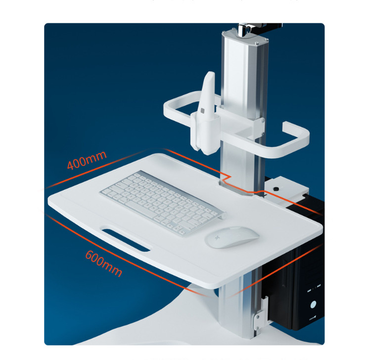 Medical Dental Scanner Mobile Cart Intraoral Scanner Trolley Tool Cart 110V