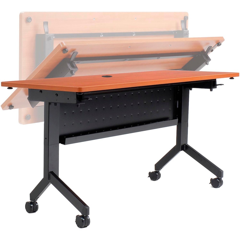 Flip-Top Training Table 72" x 24" Cherry