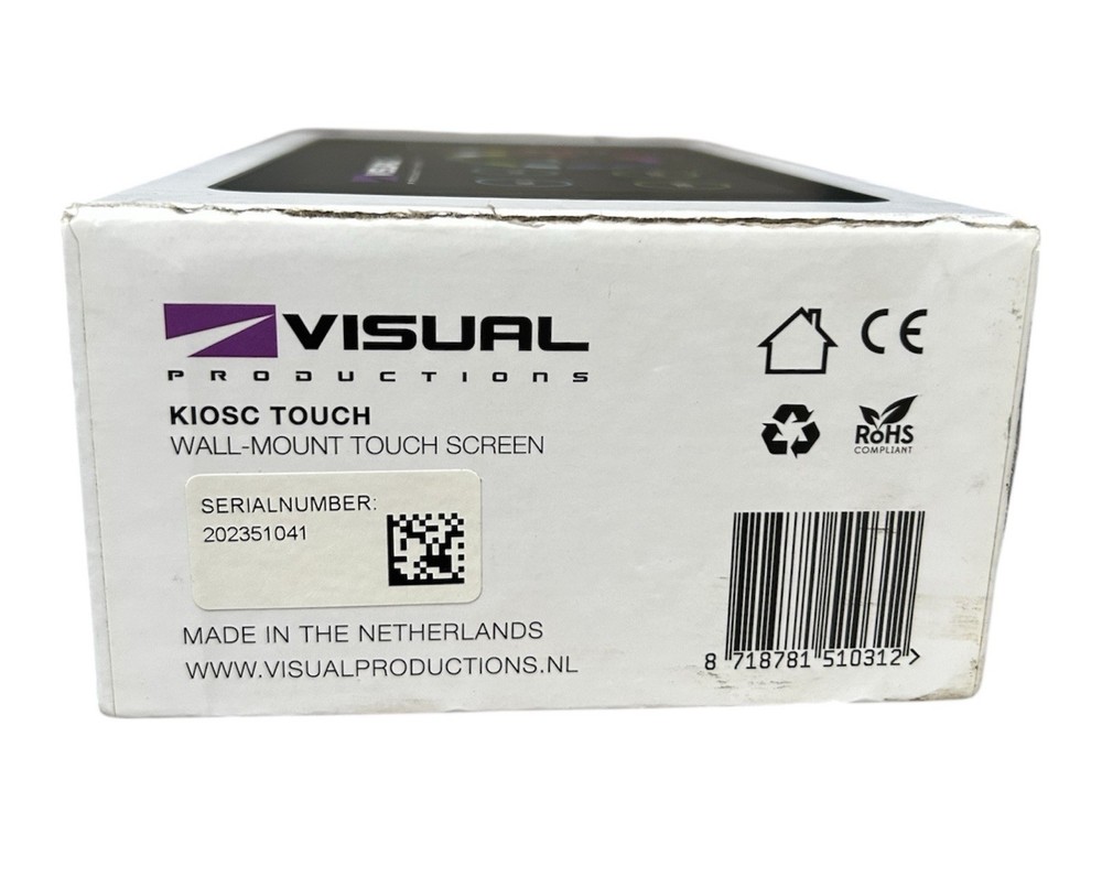 Visual Productions Kiosc Touch Screen with Customizable GUI Kiosk