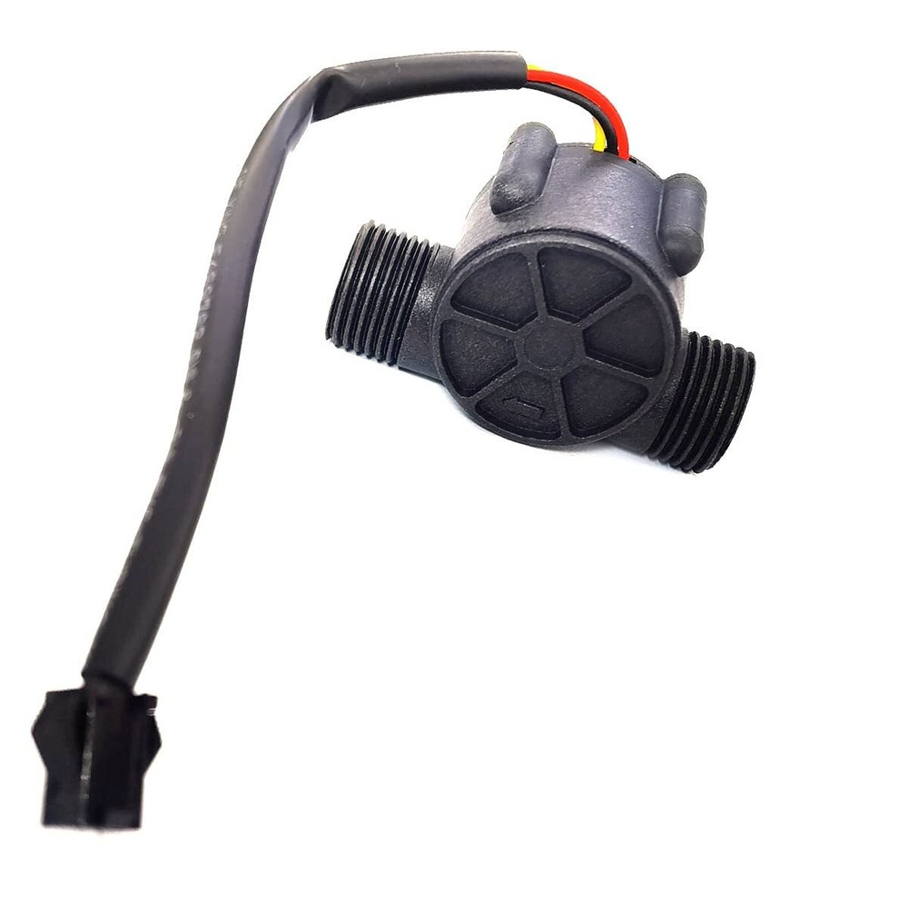 1/2" Water Flow Hall Sensor Control Switch Fluid Flow Meter Flowmeter Counter...