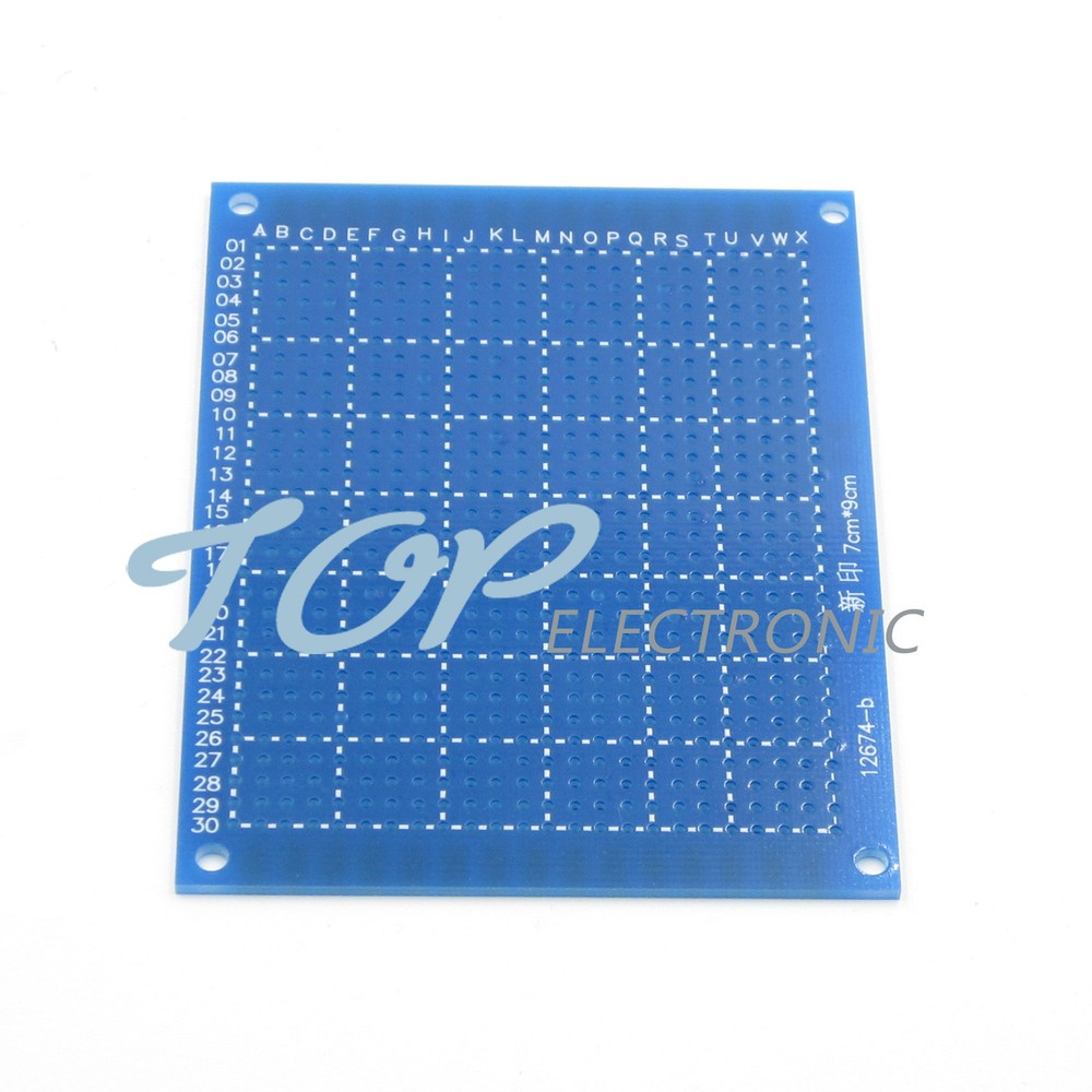 5PCS 7x9 cm Single Side Prototype PCB Tinned Universal Breadboard 70mmx90mm FR4