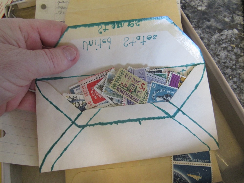 My First Stamp Album Vintage 1960 Minkus Publications Includes Many Stamps