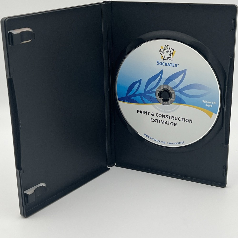 Socrates Paint & Construction Estimator Contractor Software CD V2.75 H5