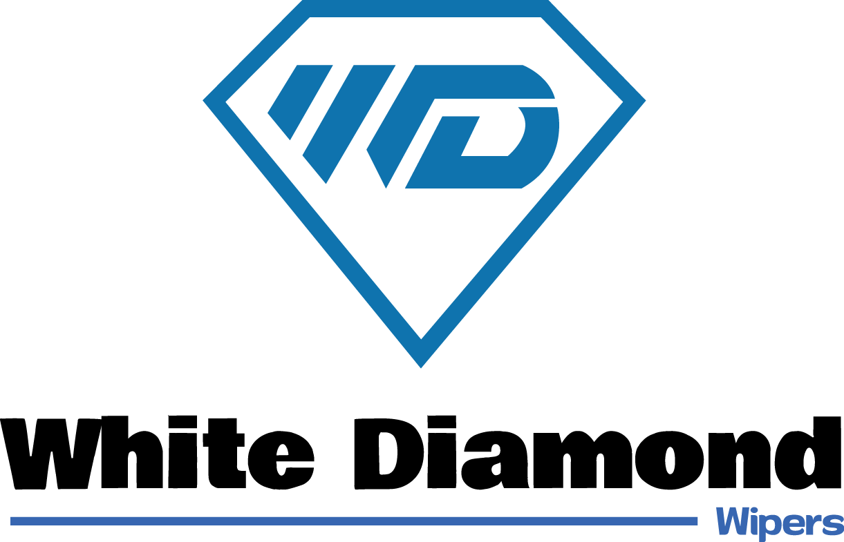 White Knit Reclaimed Rags - Wiping Cleaning Cloth - 50 LB Box