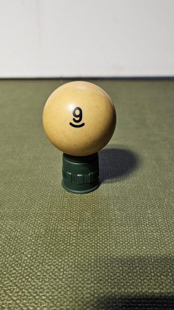 Vintage Billiard Pool Ball #9