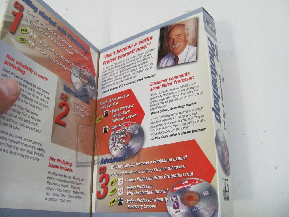 Video Professor Learn Photoshop PC Software