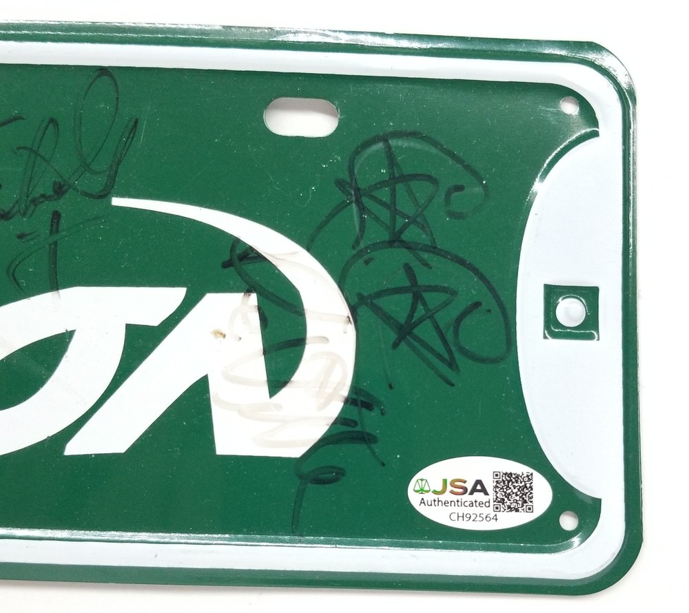 Poison full band hand SIGNED Promo License Plate JSA COA Autograph Bret Michaels