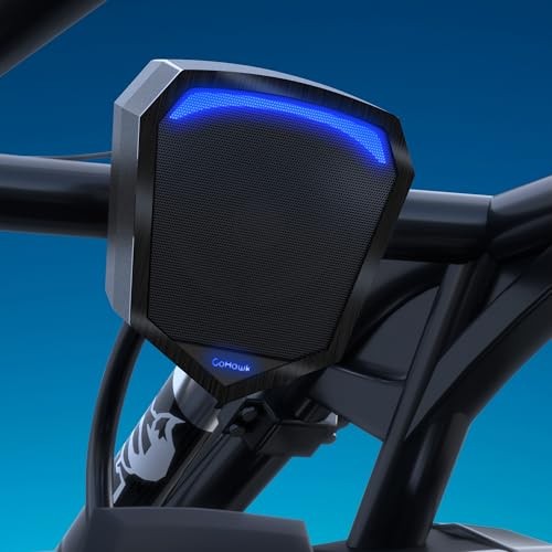 Bluetooth UTV Stereo Audio System Built-in Amplifier with Waterproof LED 4