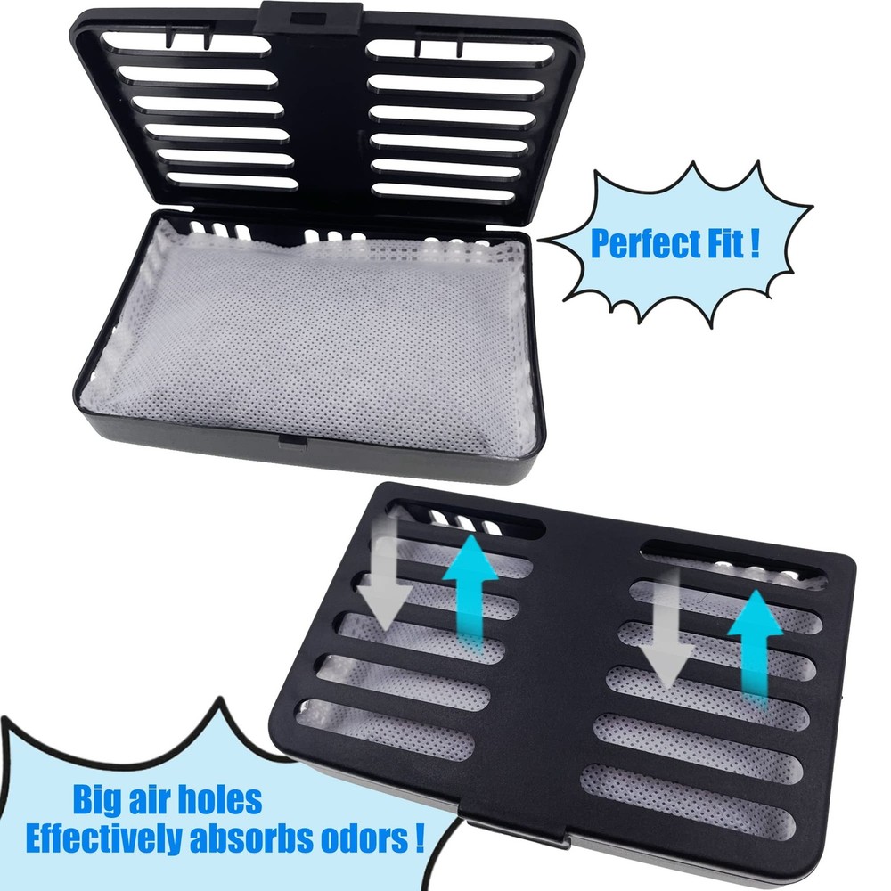 Activated Charcoal Odor Absorbing Filter Refill Deodorizer Compatible with iT...