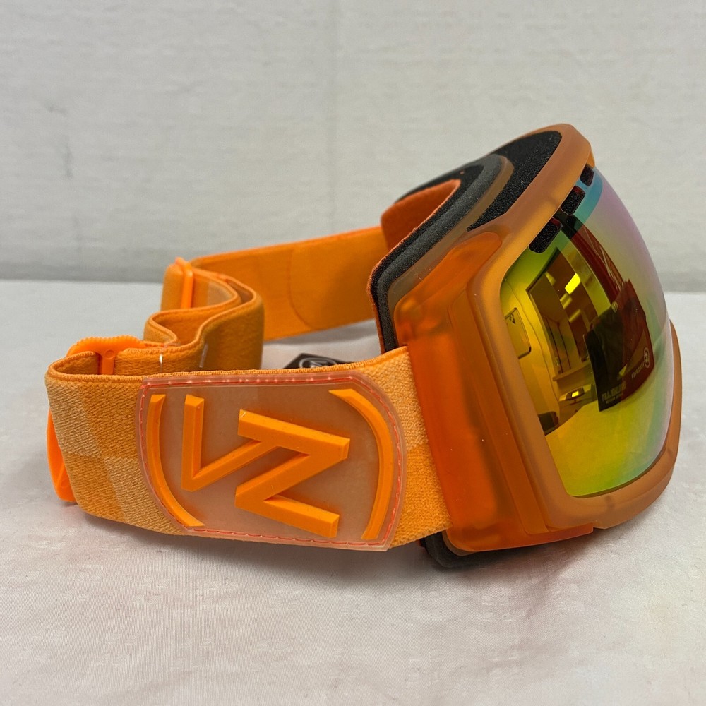 VonZipper Brainblast Feenom Goggle Brainblast Tangerine w/ Fire Chrome Lens
