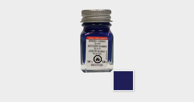 Testors 1/4oz Dark Blue Enamel Model Paint 1111TT