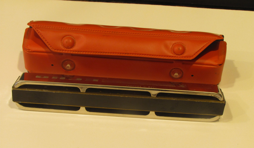 Vtg Echo Harmonica M. Hohner THE ECHO Original Box Germany 6 1/4” #2409