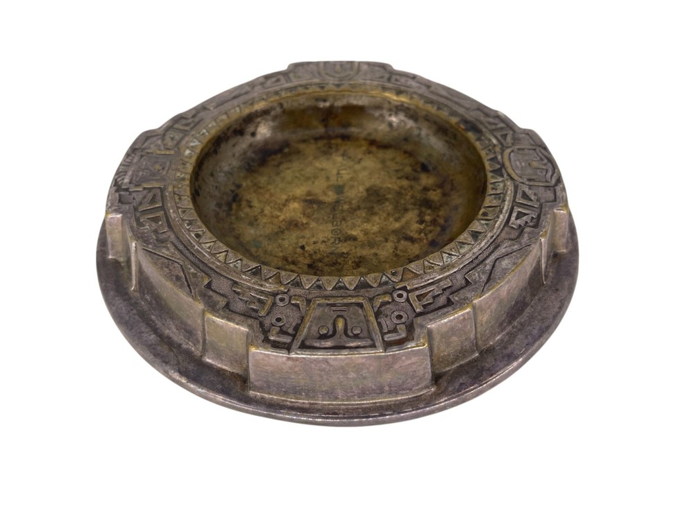 Vintage Siam Aztec Mayo Ashtray 7"