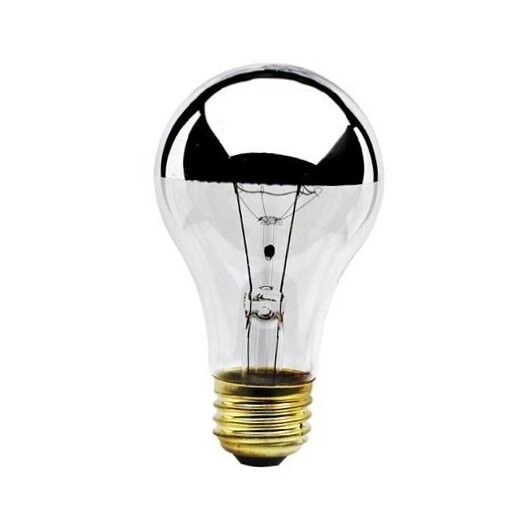 60A19HM Half Chrome 60W A Shape Bulb (4 Pack) Legacy