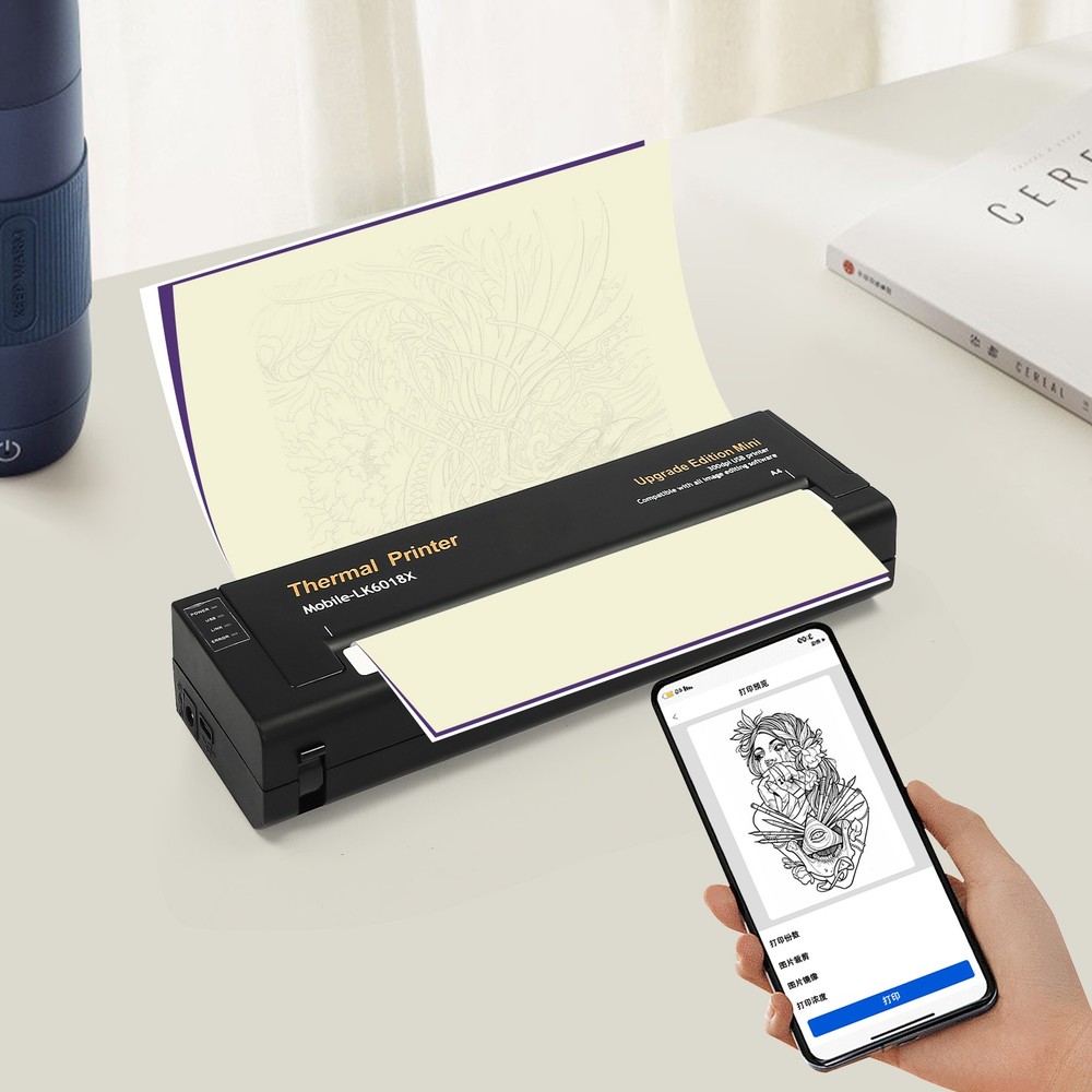 A4 Printer Portable Tabletop Thermal Printer Electric Printing Transfer Machine