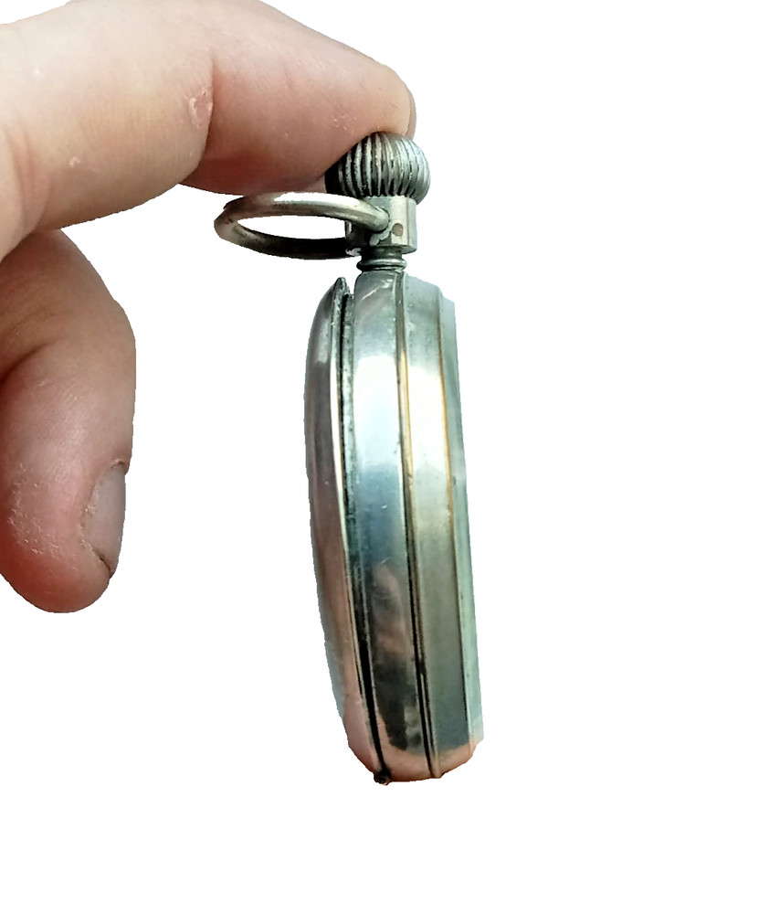 Vintage 1920s Gents Pocket Watch (missing hand) WORKING