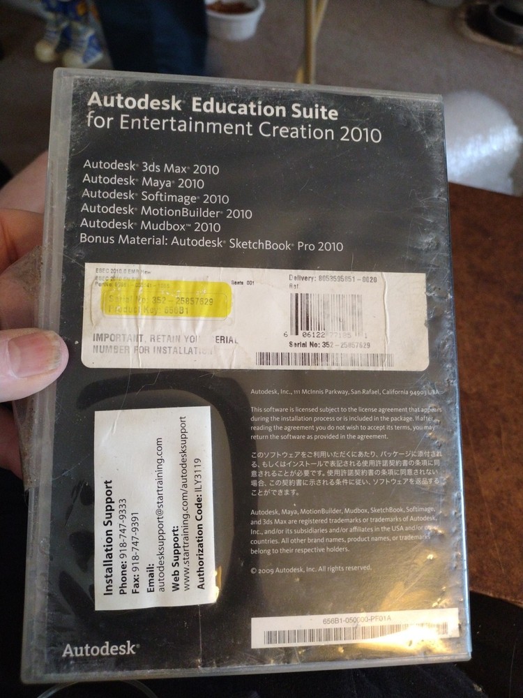 Autodesk Education Suite for Entertainment Creation 2010 ...