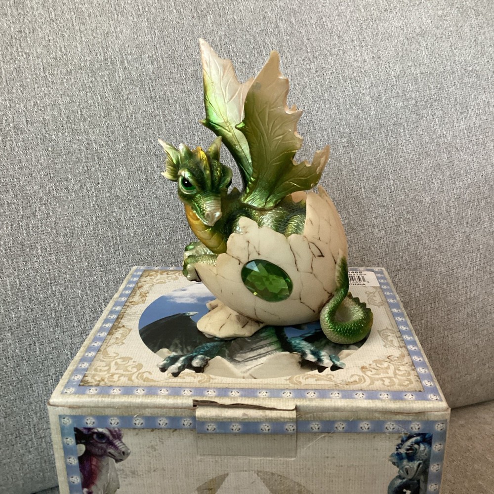 Ebros Birthstone Dragon Egg Statue / August