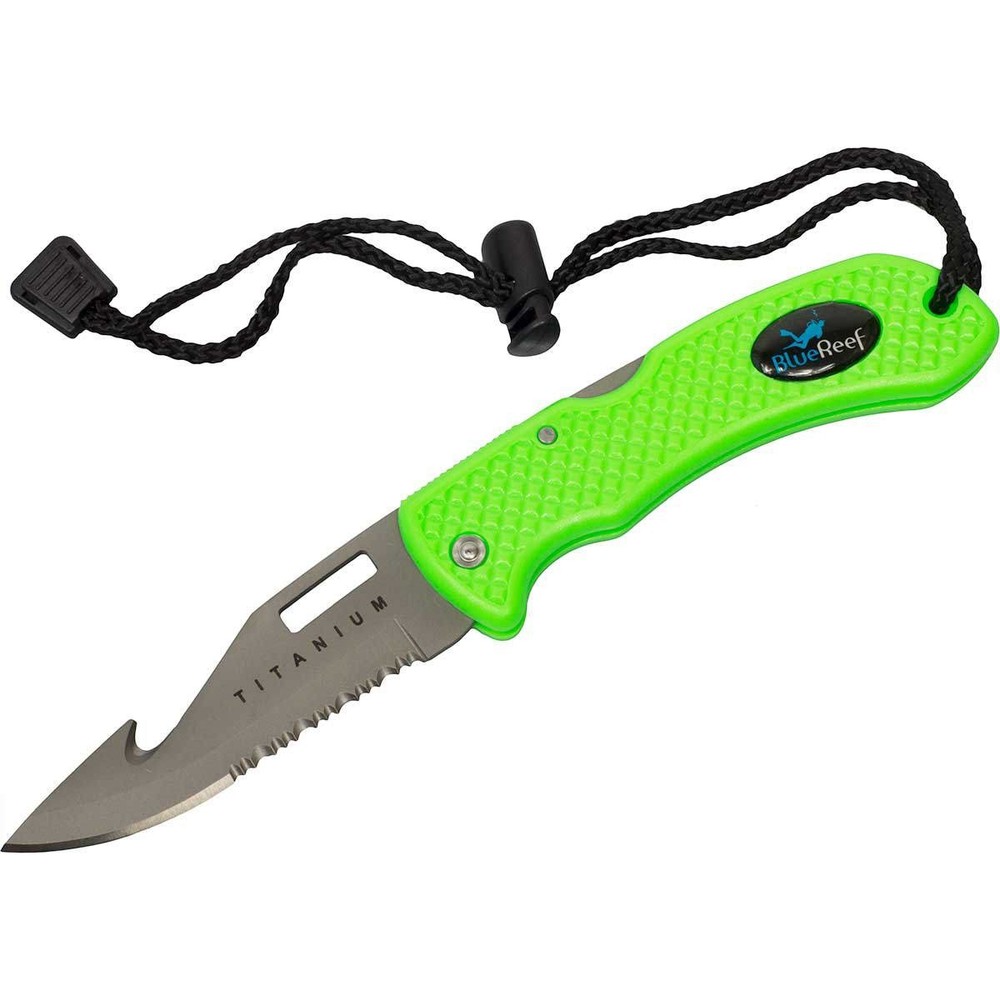 Blue Reef Scuba Titanium Folding Knife