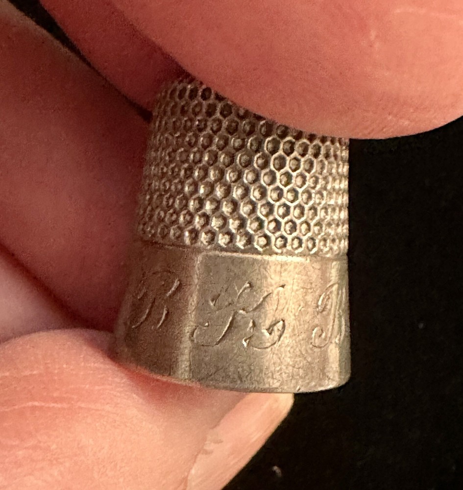 Vintage Sterling Silver Ketcham & McDougall 7 Thimble