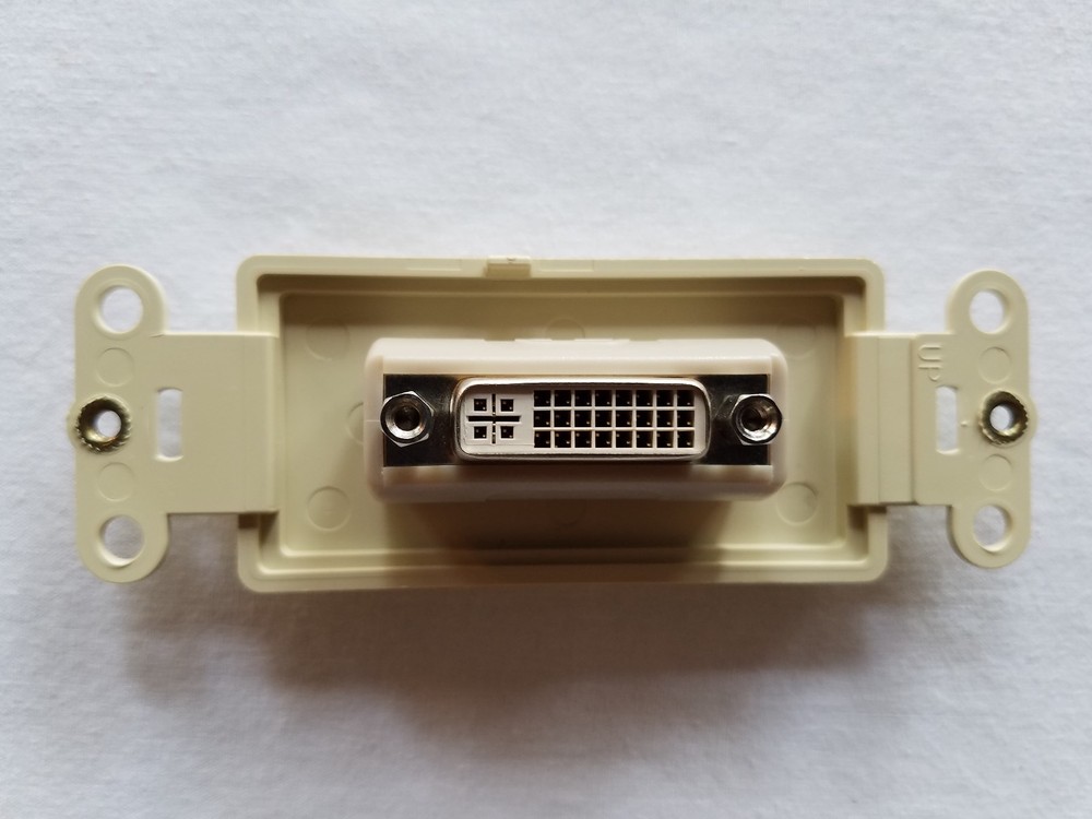 41648-I Leviton DVI-I Feedthrough Decora Insert QuickPort Connector
