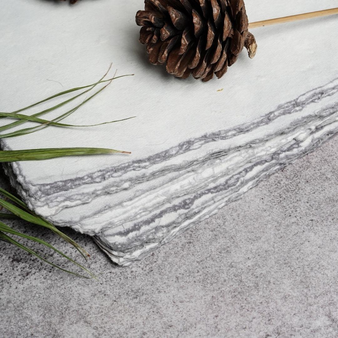 Watercolor Paper Cold Press 200 GSM Blank Handmade Cotton Deckle Edge 50 Sheets