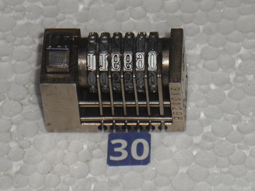 REX /SUNUM | letterpress numbering machine | 30