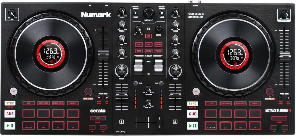 Numark MIXTRACKPLATINUMFX (3-pack) Bundle