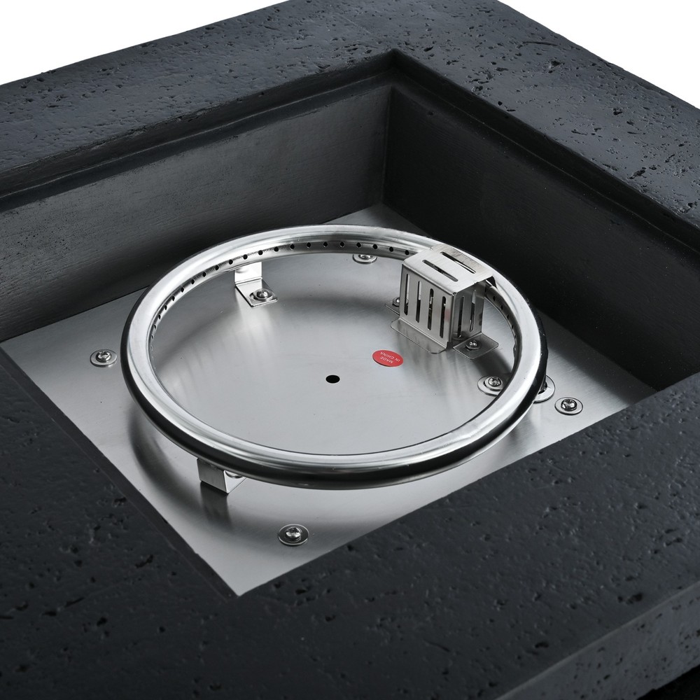 24'' Square 40000 BTU Propane Outdoor Fire Pit Table