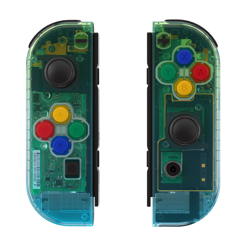 For Nintendo Switch & OLED Joy-con Shell Cover Buttons Set Clear Replacement Kit