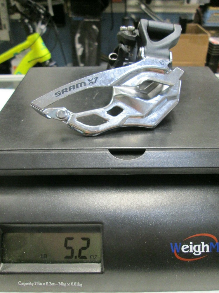 SRAM X7 2x10 Bottom Swing Bottom Pull 35mm Clamp Front Derailleur 45T
