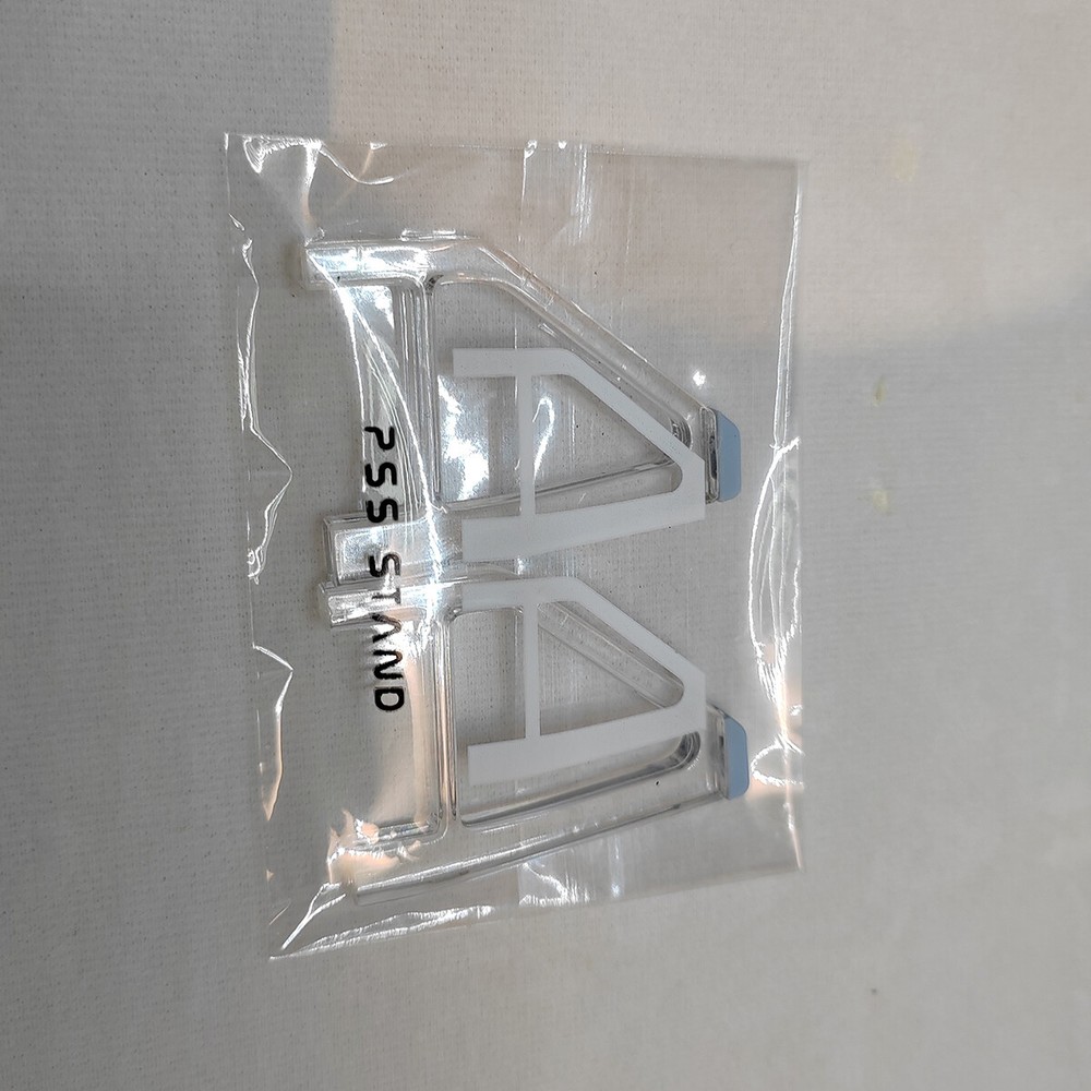 For PS5 Slim Horizontal Bracket Anti-slip Triangular Clear Mount Stand Support