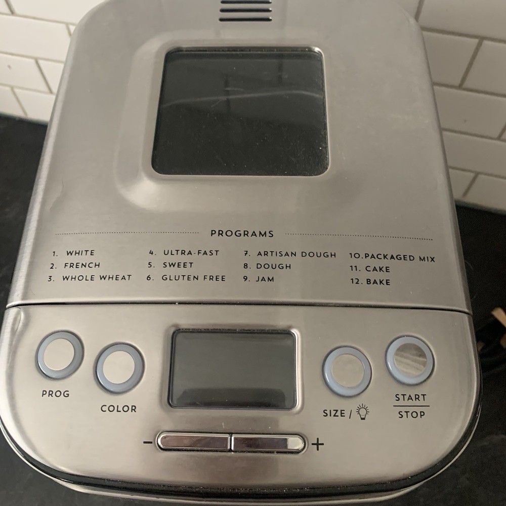 Cuisinart CBK-110 Stainless Steel Automatic Bread Maker Compact Tested