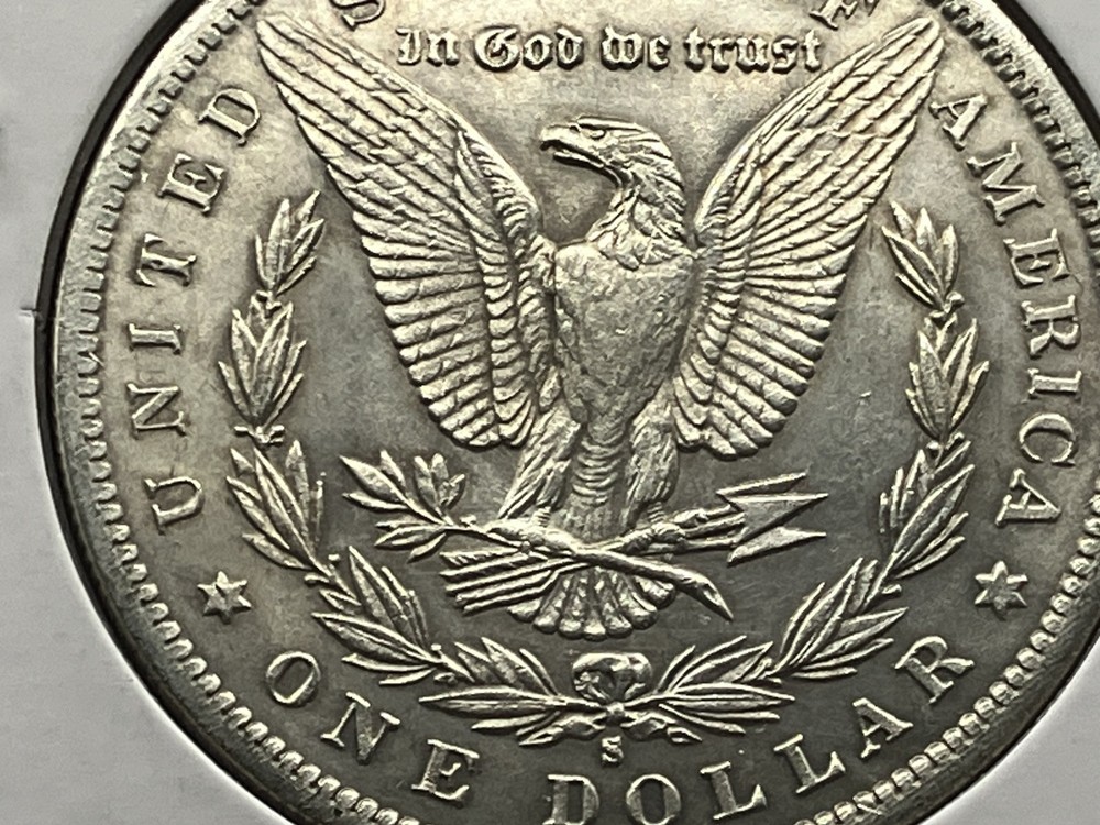 1880 S morgan silver dollar