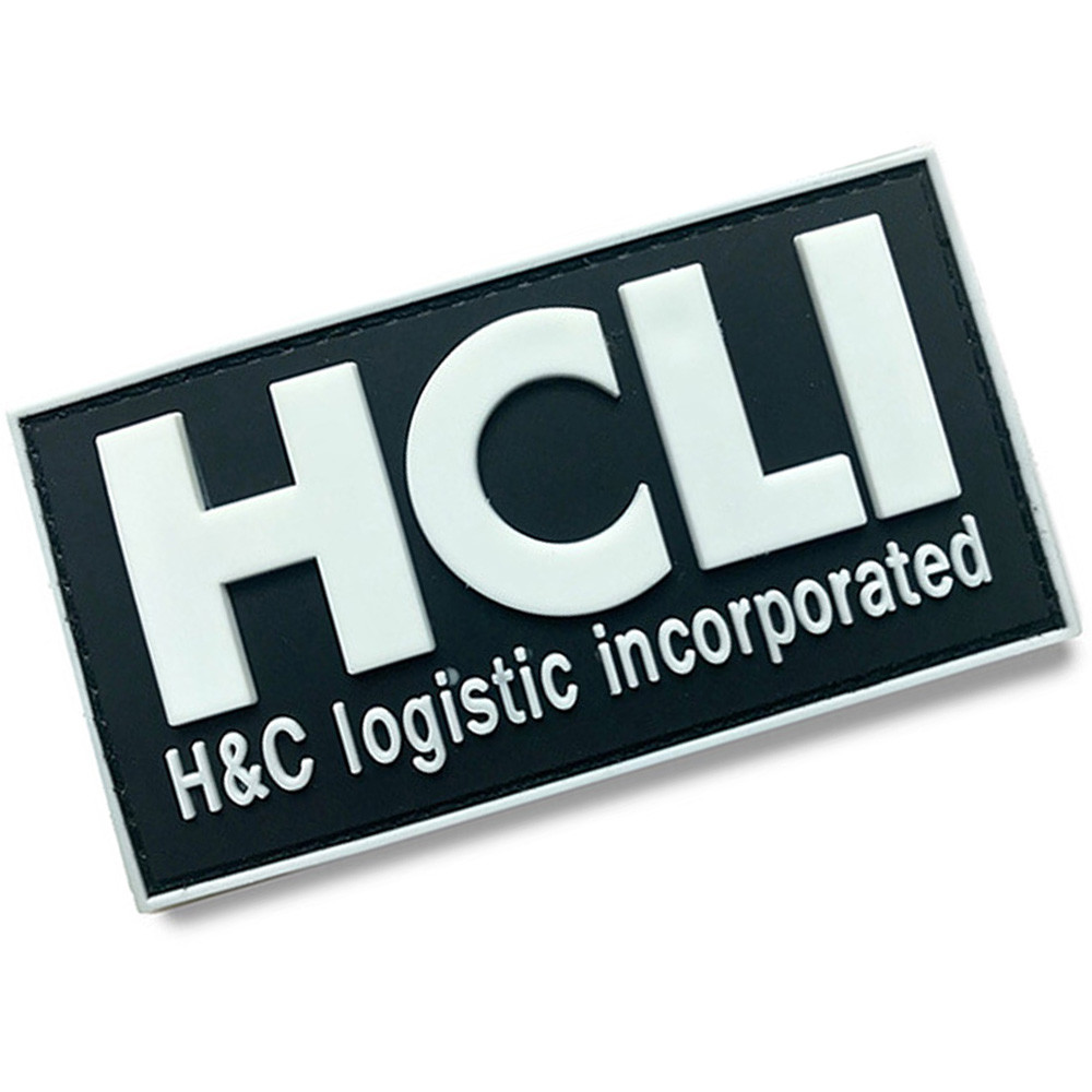 HCLI H&C LOGISTIC INCORPORATED USA ARMY PVC BADGE RUBBER TACTICAL HOOK PATCH *01