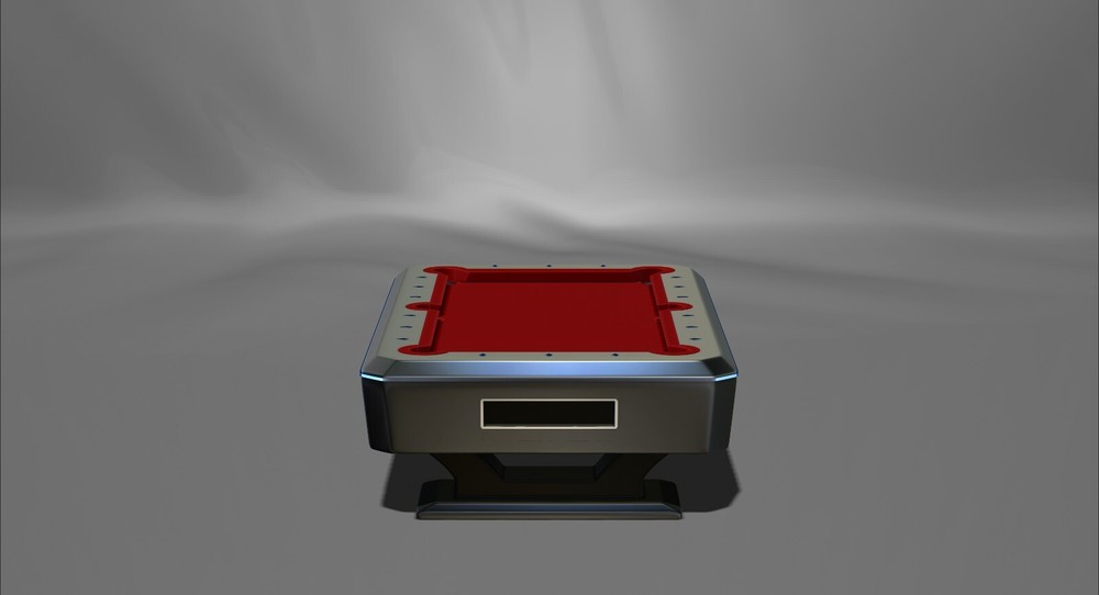 Pool table, complete with accessories, 1:5 scale, File STL OBJ for 3D Printer