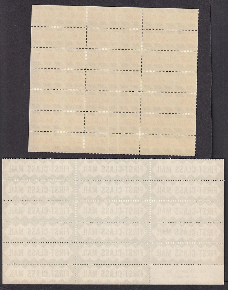 US Airmail & Special Delivery sheets (14 sheets)