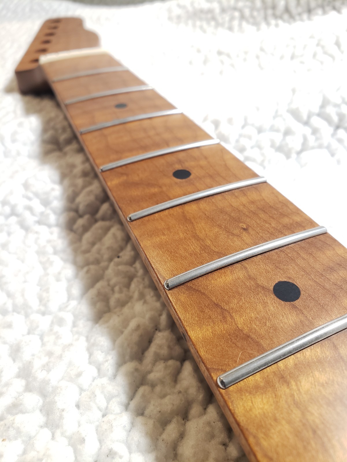 USA Roasted Flame maple NITRO neck. Killer head stock-Fits a TL body.# MNT-6