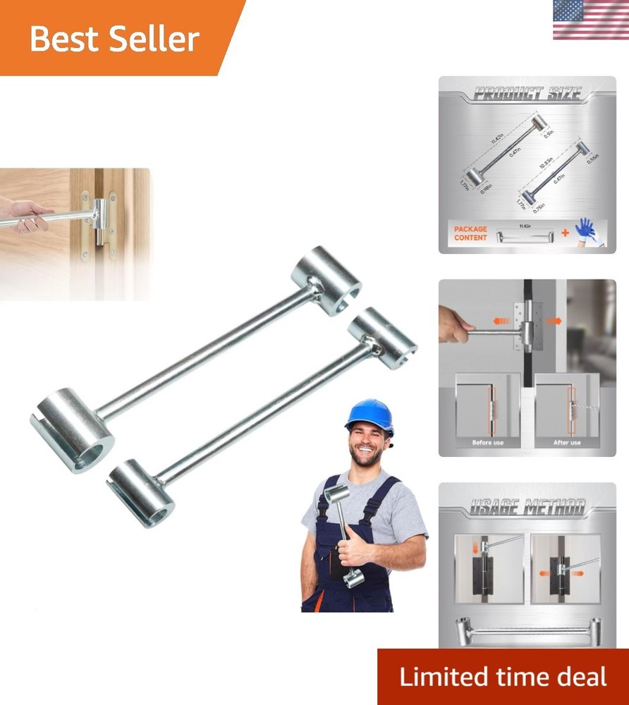 Door Hinge Adjustment Tool - Universal Hinge Alignment Device for Repair