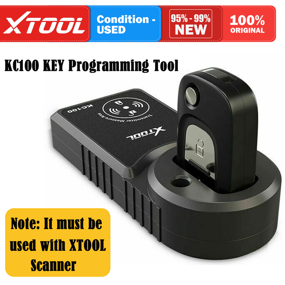 XTOOL USED KC100 Car Key Programming Tool For Toyota/Lexus Work with D8/ D9 PRO