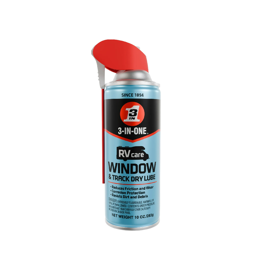 3-IN-ONE RV Care Window & Track Dry Lube Spray (FREE SHIPPING)