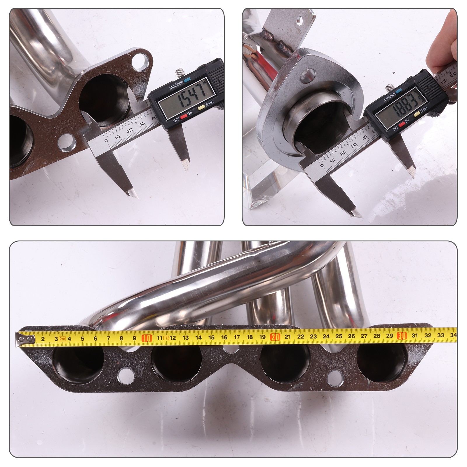 FOR TOYOTA COROLLA 1.8L DX/LE E100/AE102 7A-FE STAINLESS RACING EXHAUST HEADER