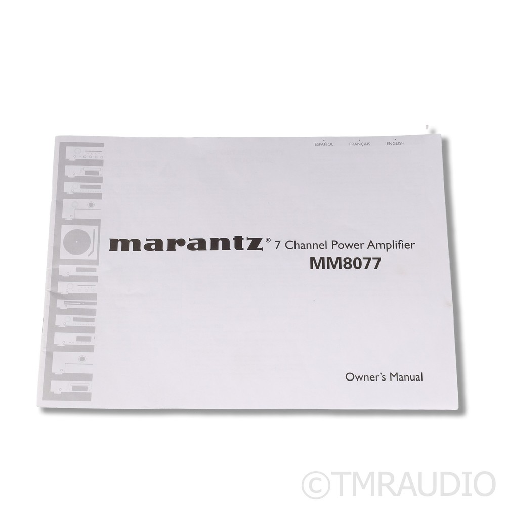 Marantz MM8077 Seven Channel Power Amplifier