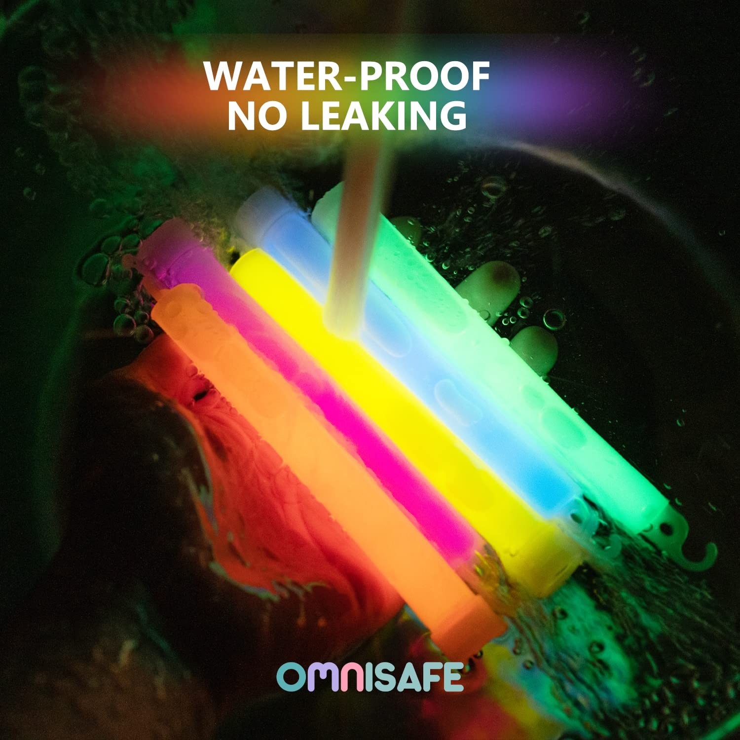 48 Pack 6 Inch Ultra Bright Large Glow Sticks 10 Hr+ Long Lasting Light Sticks