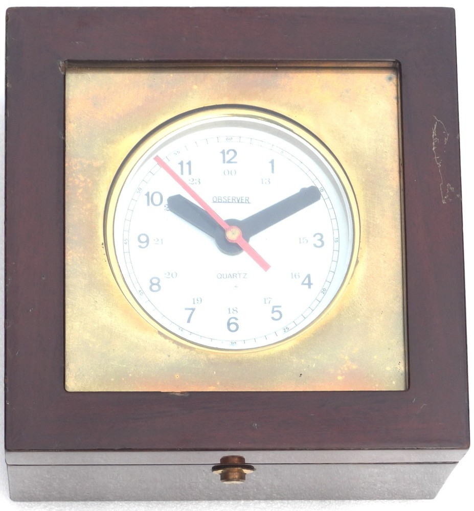 OBSERVER CHRONOMETER WERKE GERMANY MARINE SHIP BOAT NAVIGATION CLOCK QUARTZ