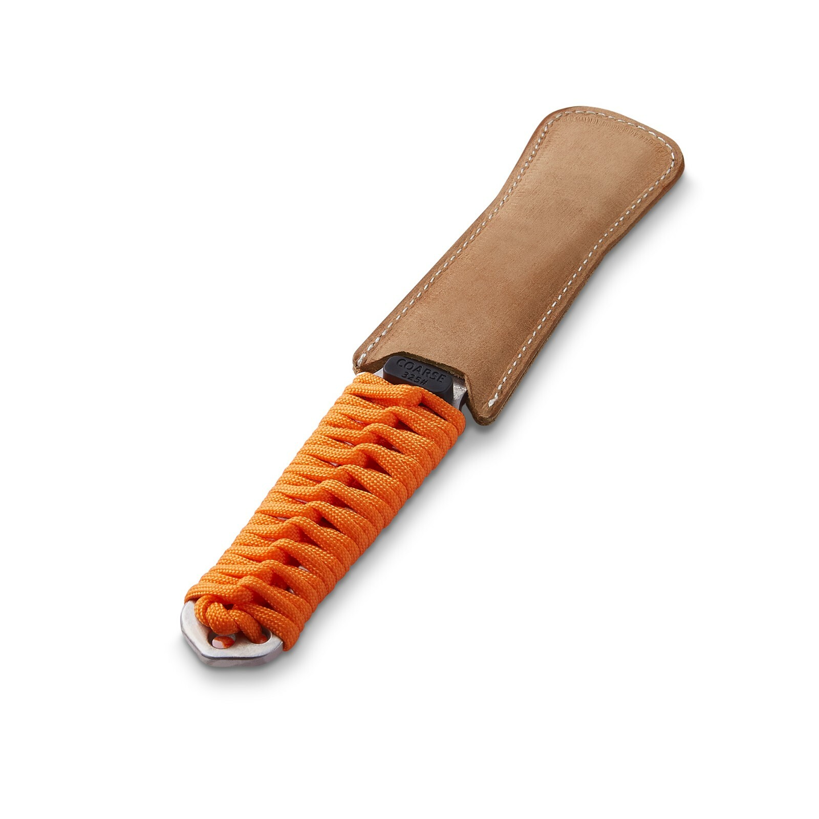 SHARPAL 325/1200# Dual-Grit Diamond Sharpening Stone with Leather Strop,Paracord