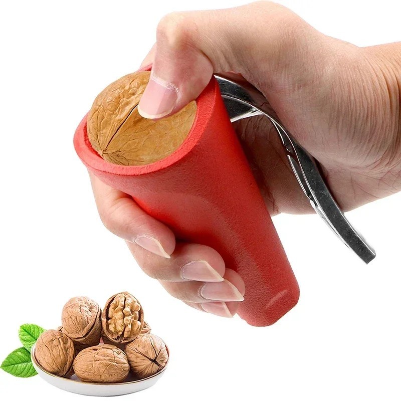 Nut Cracker Bottle Style Ergonomic Walnut Pecan Opener Sheller Tool 1-Pack