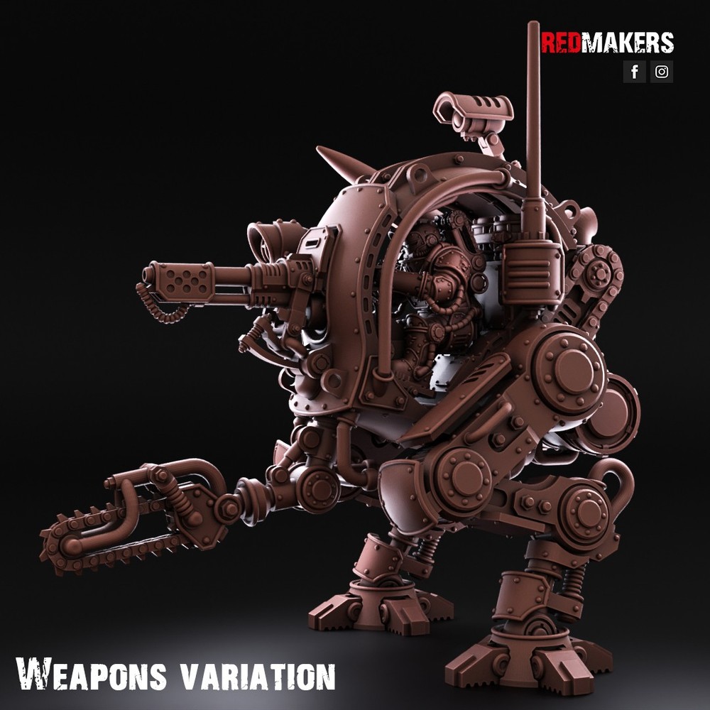 SOLAR GUARD MECH WITH FLAMER